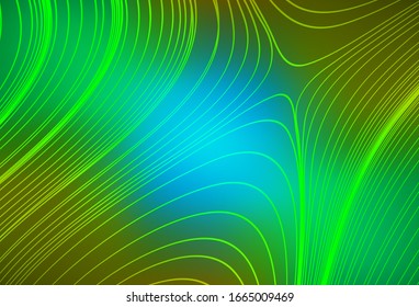 Light Blue, Yellow vector modern elegant background. New colored illustration in blur style with gradient. The best blurred design for your business.