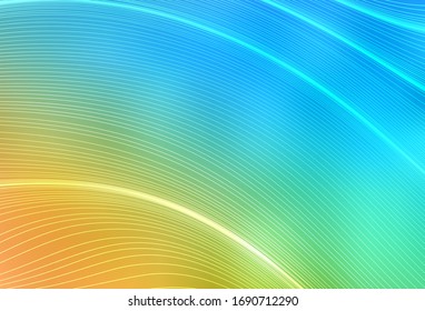 Azul claro, el vector amarillo moderno y elegante fondo. Ilustración colorida en estilo abstracto con degradado. Diseño completamente nuevo para su negocio.
