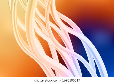 Diseño moderno y elegante vectorial amarillo, azul claro. Ilustración abstracta moderna con degradado. Diseño completamente nuevo para su negocio.