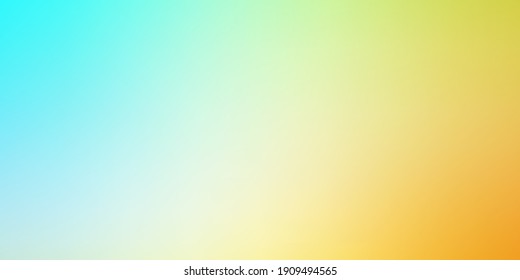 Light Blue, Yellow vector modern blurred background. Colorful illustration in halftone style with gradient. New design for applications.