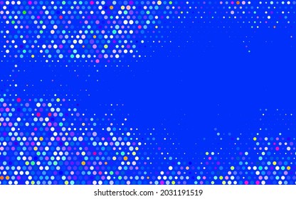 Light Blue, Yellow vector Modern abstract illustration with colorful water drops. Glitter abstract illustration with blurred drops of rain. Simple design for your web site.