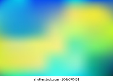Light Blue, Yellow vector modern elegant background. Colorful illustration in blurry style with gradient. Simple design for your business.
