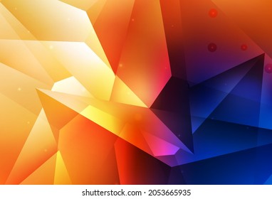 Light Blue, Yellow vector Modern abstract illustration with colorful water drops. Beautiful colored illustration with blurred circles in nature style. Smart design for business ads.
