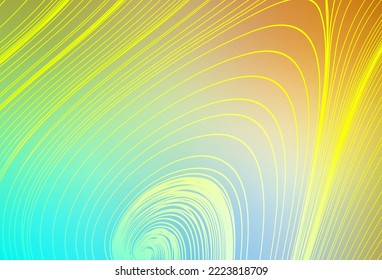 Light Blue, Yellow vector modern elegant background. Colorful abstract illustration with gradient. The best blurred design for your business.
