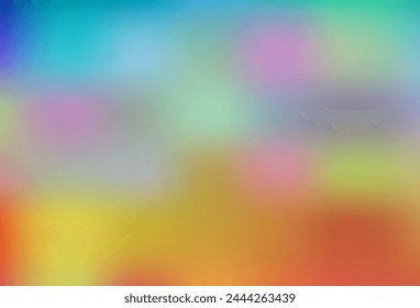 Light Blue, Yellow vector modern bokeh pattern. An elegant bright illustration with gradient. Template for any brand book.