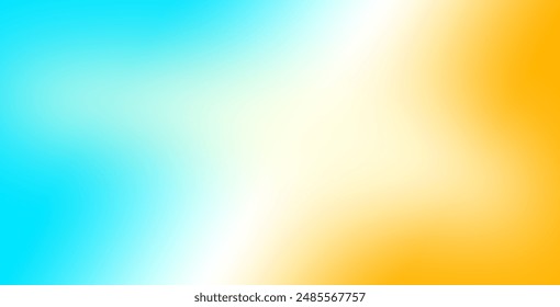 Azul claro, Vector amarillo moderno fondo borroso. Ilustración colorida en estilo de semitonos con degradado. Nuevo diseño para aplicaciones.