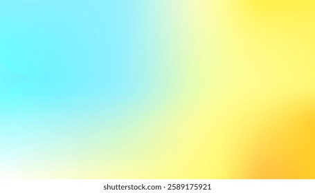 Light Blue, Yellow vector modern blurred background. Colorful illustration in halftone style with gradient. New design for applications. Modern gradient template.