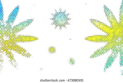 Light Blue, Yellow vector modern geometrical abstract background. Texture, brand-new background. Geometric background in Origami style with gradient. 
