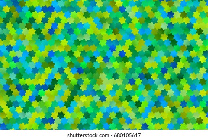 Light Blue, Yellow vector modern geometrical abstract background. Texture, brand-new background. Geometric background in Origami style with gradient. 