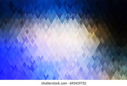 Light Blue, Yellow vector modern geometrical background. Abstract template. Geometric pattern in square style with gradient.