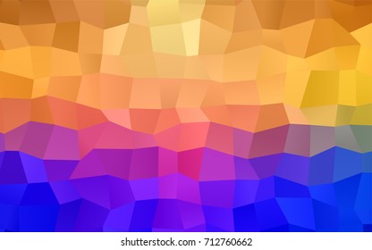 Light Blue, Yellow vector modern geometrical background. Abstract template. Geometric pattern in square style with gradient.