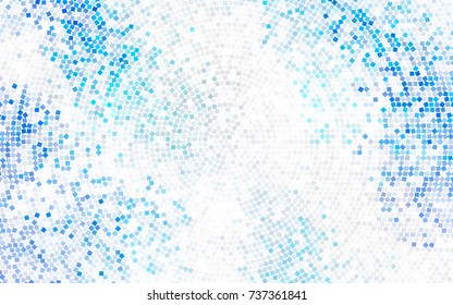 Light Blue, Yellow vector modern geometrical background. Abstract template. Geometric pattern in square style with gradient.