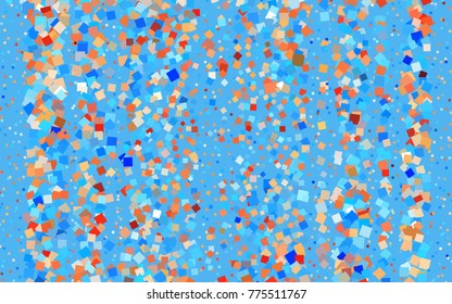 Light Blue, Yellow vector modern geometrical background. Abstract template. Geometric pattern in square style with gradient.