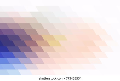 Light Blue, Yellow vector modern geometrical background. Abstract template. Geometric pattern in square style with gradient.