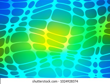 Light Blue, Yellow vector natural abstract texture. Creative illustration in blurred style with doodles and Zen tangles. A new texture for your design.