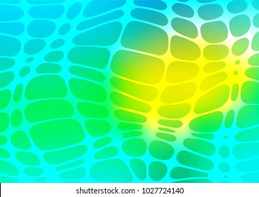 Light Blue, Yellow vector natural abstract texture. Creative illustration in blurred style with doodles and Zen tangles. The pattern can be used for heads of websites and designs.