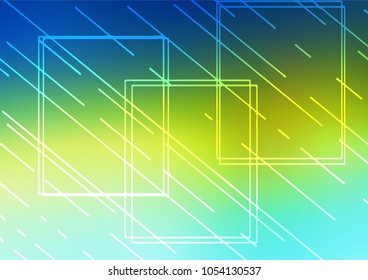 Light Blue, Yellow vector natural elegant template. A completely new color illustration in doodle style. The textured pattern can be used for website.