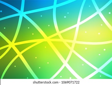 Light Blue, Yellow vector natural abstract texture. Modern geometrical abstract illustration with doodles. The elegant pattern can be used as a part of a brand book.