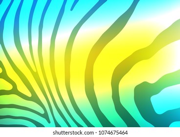 Light Blue, Yellow vector natural abstract pattern. A completely new color illustration in doodle style. The pattern can be used for wallpapers and coloring books.
