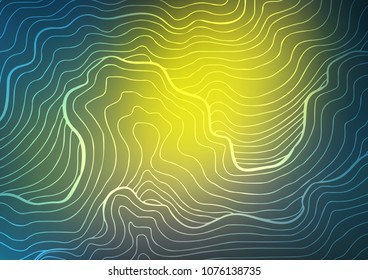 Light Blue, Yellow vector natural elegant pattern. Decorative shining illustration with doodles on abstract template. A new texture for your design.