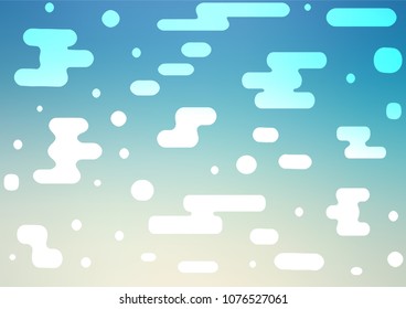 Light Blue, Yellow vector natural elegant background. Sketchy hand drawn doodles on blurred background. The doodle design can be used for your web site.