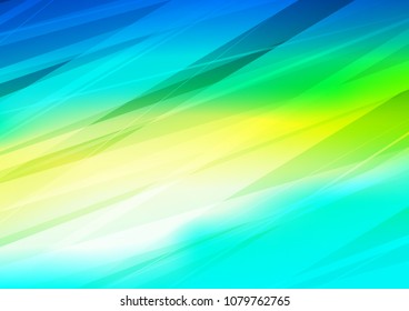 Light Blue, Yellow vector natural elegant texture. Glitter abstract illustration with doodles and Zen tangles. A completely new design for your business.