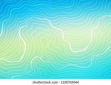 Light Blue, Yellow vector natural elegant background. Doodles on blurred abstract background with gradient. Brand-new design for your business.