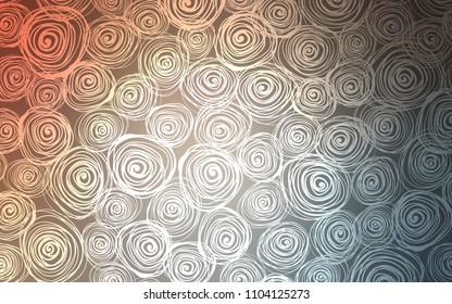 Light Blue, Yellow vector natural abstract background. Roses on elegant natural pattern with gradient. Brand-new design for your business.