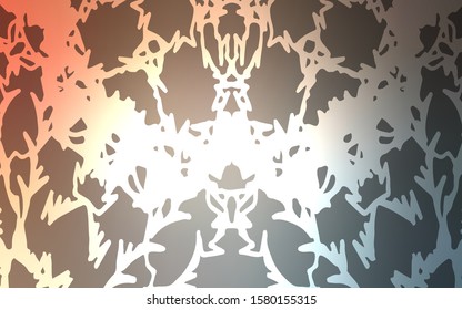 Light Blue, Yellow vector natural abstract template. Colorful illustration in abstract style with doodles created by child. A new texture for your design.