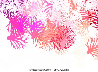 Light Blue, Yellow vector natural artwork with branches. Modern abstract illustration with leaves and branches. A new texture for your wallpaper design.