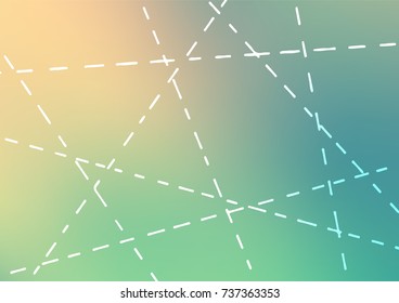 Light Blue, Yellow vector natural elegant template. Colorful abstract illustration with lines in Asian style. The pattern can be used for coloring books and pages for kids.