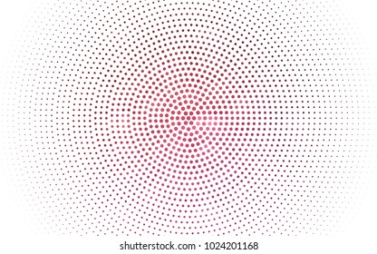 Light Blue, Yellow vector pattern of geometric circle shapes. Colorful mosaic banner. Geometric background with colored disks.