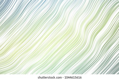 Light Blue, Yellow vector pattern with bubble shapes. Shining illustration, which consist of blurred lines, circles. Brand-new design for your ads, poster, banner.