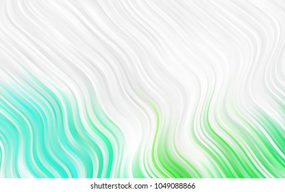 Light Blue, Yellow vector pattern with bubble shapes. Creative geometric illustration in marble style with gradient. New composition for your brand book.