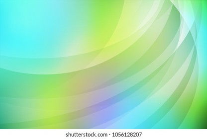 Light Blue, Yellow vector pattern with lamp shapes. An elegant bright illustration with gradient. Textured wave pattern for backgrounds.