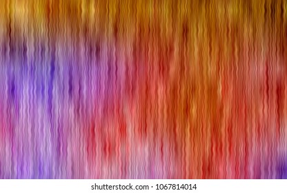 Light Blue, Yellow vector pattern with bent lines. Modern gradient abstract illustration with bandy lines. New composition for your brand book.