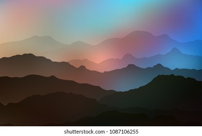 Light Blue, Yellow vector pattern with bent lines. Modern gradient abstract illustration with bandy lines. Brand-new design for your ads, poster, banner.