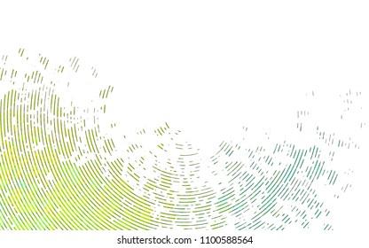 Light Blue, Yellow vector pattern with narrow lines. Lines on blurred abstract background with gradient. Best design for your ad, poster, banner.