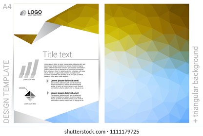 Light Blue, Yellow vector  pattern for posters. Blurred decorative design in abstract style with textbox. New design for a poster, banner of your website.