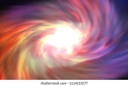 Light Blue, Yellow vector pattern with night sky stars. Modern abstract illustration with Big Dipper stars. Pattern for astronomy websites.