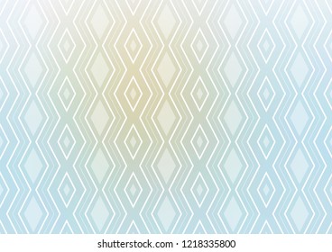 Light Blue, Yellow vector pattern with lines, rectangles. Colorful illustration with lines, cubes on abstract template. Pattern for ads, posters, banners.
