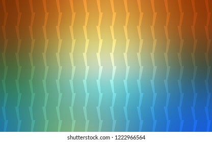 Light Blue, Yellow vector pattern with sharp lines. Modern geometrical abstract illustration with Lines. Pattern for ads, posters, banners.