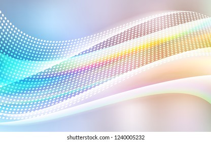 Light Blue, Yellow vector pattern with spheres, triangles. Abstract illustration with colorful discs and triangles. Pattern for trendy fabric, wallpapers.
