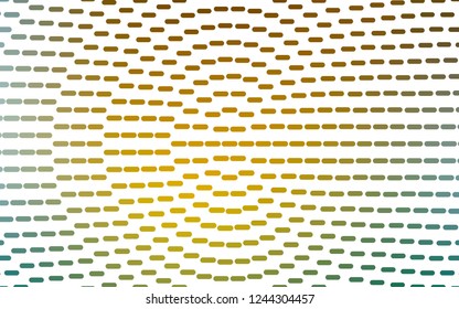 Light Blue, Yellow vector pattern with narrow lines. Blurred decorative design in simple style with lines. Smart design for your business advert.