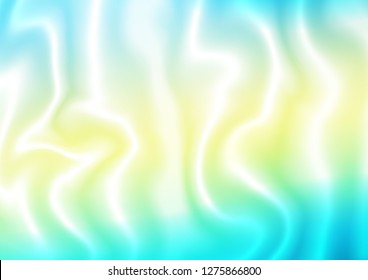 Light Blue, Yellow vector pattern with lamp shapes. Glitter abstract illustration with wry lines. A completely new marble design for your business.