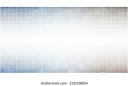 Light Blue, Yellow vector  pattern with spheres. Blurred decorative design in abstract style with bubbles. Pattern for futuristic ad, booklets.