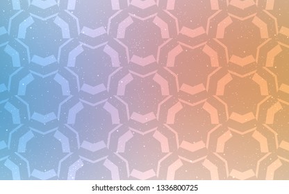 Light Blue, Yellow vector pattern with wry lines. Colorful geometric sample with gradient lines.  A completely new design for your business.