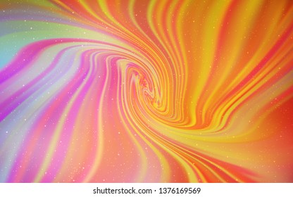 Light Blue, Yellow vector pattern with night sky stars. Blurred decorative design in simple style with galaxy stars. Pattern for astronomy websites.