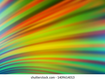 Light Blue, Yellow vector pattern with liquid shapes. An elegant bright illustration with gradient. A completely new template for your business design.