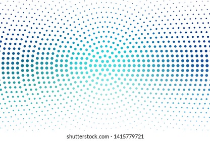 Light Blue, Yellow vector  pattern with spheres. Blurred bubbles on abstract background with colorful gradient. Pattern for futuristic ad, booklets.